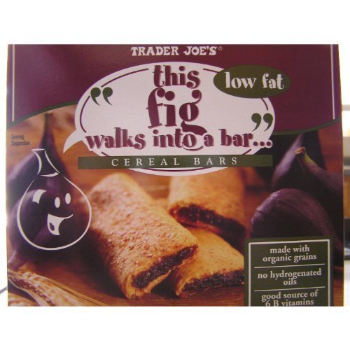 Trader Joe's Fig Cereal Bars 6 Bars/box (6 Pack) by Trader