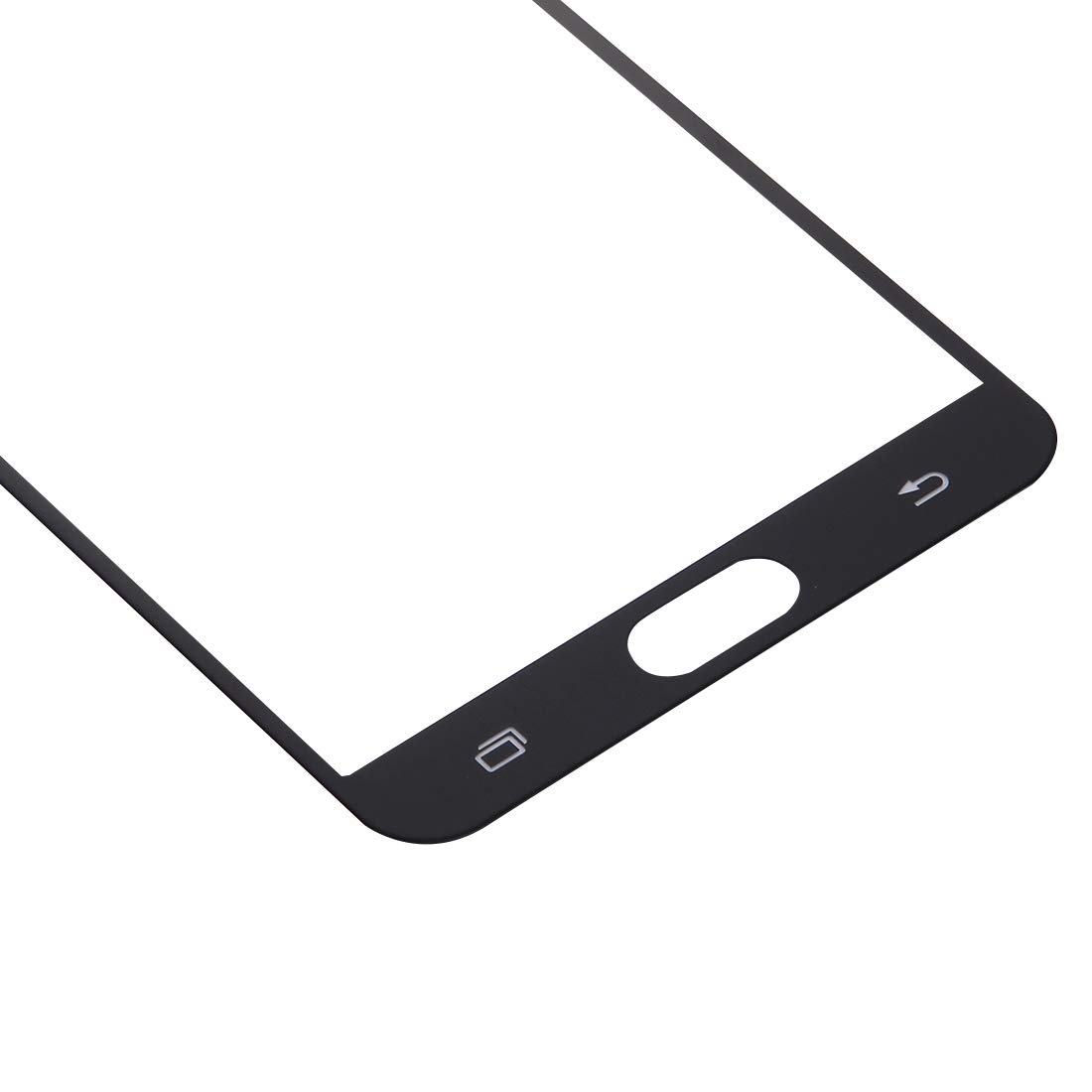 Pellicola proteggi schermo in vetro temperato per Galaxy Note 5/N920, 0,26 mm, durezza 9H, anti-esplosione, colore: Nero