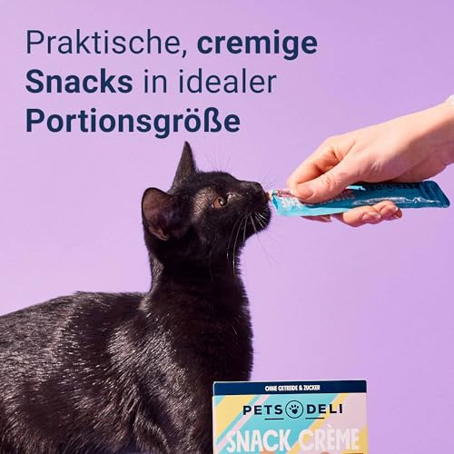 Pets Deli Bundle für Katzen mit Filet Menü Nassfutter Multipack und Cremesnack Multipack 1020g