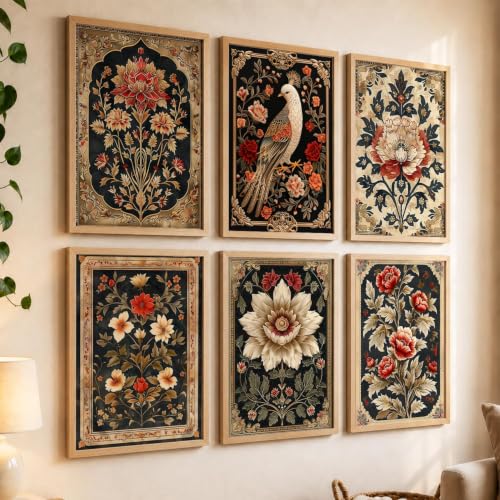 Image of kotart - Traditional Wall Art Paintings For Wall Decor | Madhubani Wall Poster With Frames | Wall Hanging Frames (10X13 INCH, A)