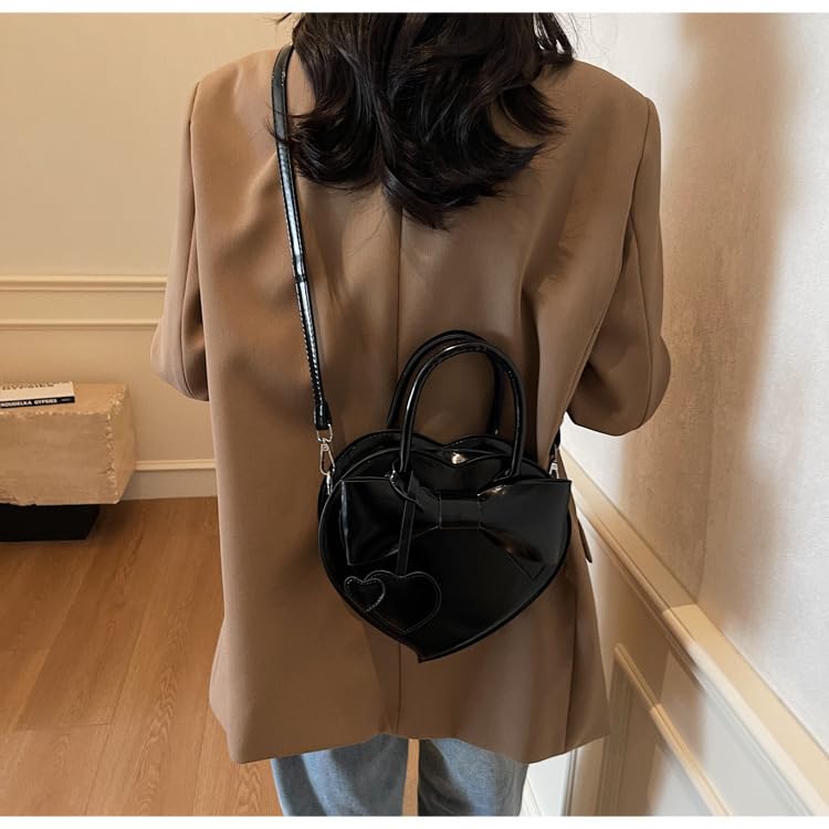 Cute Heart Purse for Women, Trendy Shoulder Bag Y2k Coquette Handbag Cutecore Handbag Crossbody Bag Gift for Women2