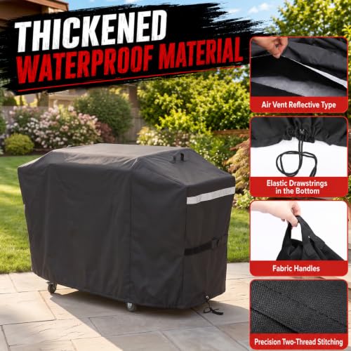 Image of Utheer 600D Grill Cover for Weber Slate 30 inch Rust-Resistant Griddle 3400119