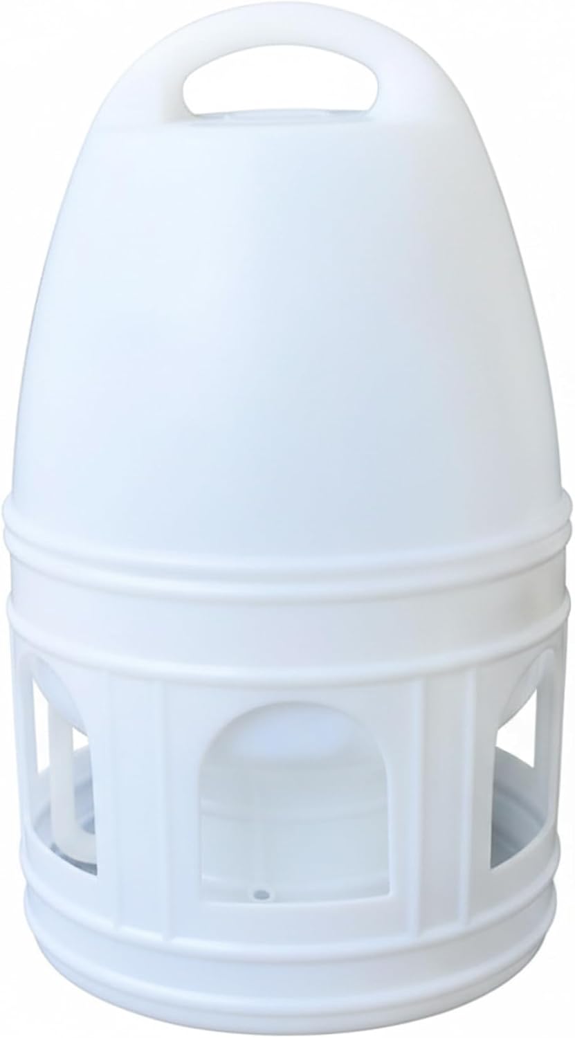 Pigeon Waterer, 3L Bird Water Dispenser with Easy-Grip Handle & Hang Ring, Plastic Drinking Feeder for Daily Hydration of Pigeons, Doves, and Birds..
