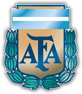 AFA Argentina National Team Soccer Football - Sticker Graphic - Auto, Wall, Laptop, Cell, Truck Sticker for Windows, Cars, Trucks