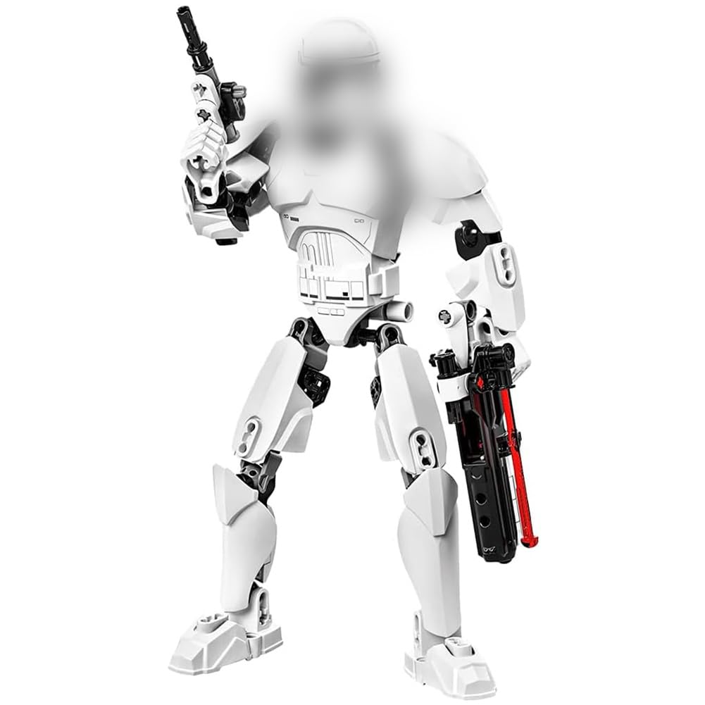 Hilloly Figures, Imperial Storm Assembling Building Block Toys, White Soldier Model, Action Building blocks Figure Collectible Ornaments For Kids Gifts, Children Aged 6+