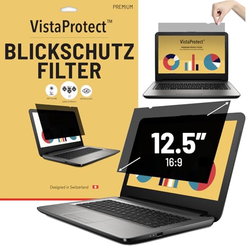 VistaProtect Premium Blickschutzfilter Anti-Blaulicht für 12.5'