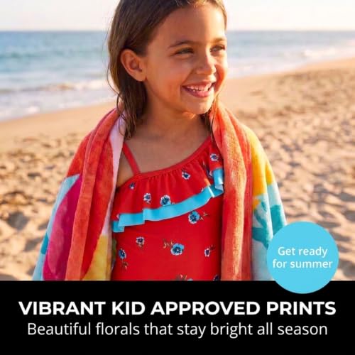 Image of Kanu Surf Girls Morgan Floral Ruffle 1-Shoulder 1-piece Swimsuit