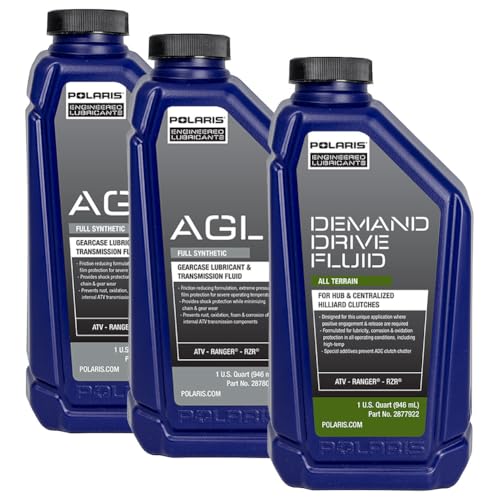 Tusk Drivetrain Oil Change Kit with Polaris Oil For Polaris GENERAL 4 1000 EPS 2017-2021