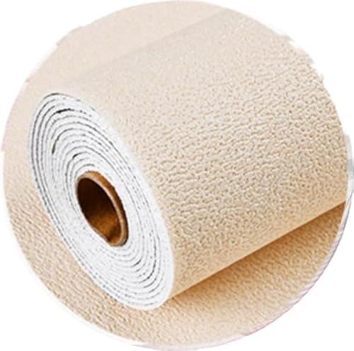 PIKNEW 3D壁紙シール 無地 剥がせる おしゃれ 防音パネル ウォールカバー 緩衝 防火 幅50cm×2.8m 厚さ0.25cm 既存壁紙の上から貼れる 防水・防音・断熱 厚手タイプ (0.5x2.8m,クリームイエロー)