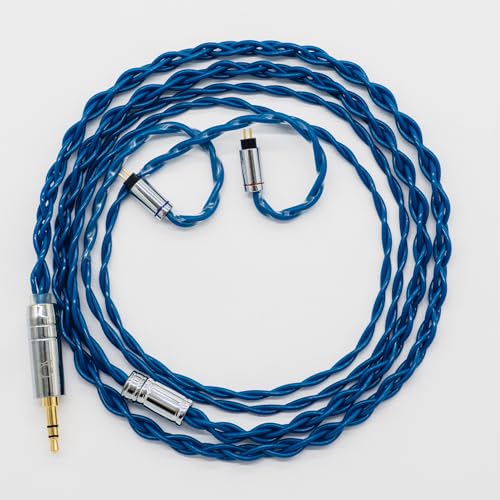 SoundsGood Chrysocolla �N���\�R�� 4�c �n���h���C�h ���P�[�u�� �⃁�b�L �����x�� �P������ OFC �C���z�� �A�b�v�O���[�h �P�[�u�� �����P�[�u�� (2Pin-3.5mm)