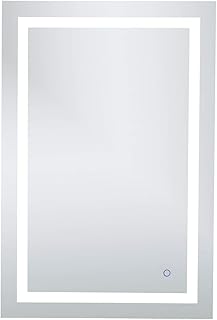 Elegant Decor Helios 27in x 40in Hardwired LED Mirror with Touch Sensor and Color Changing Temperature 3000K/4200K/6400K