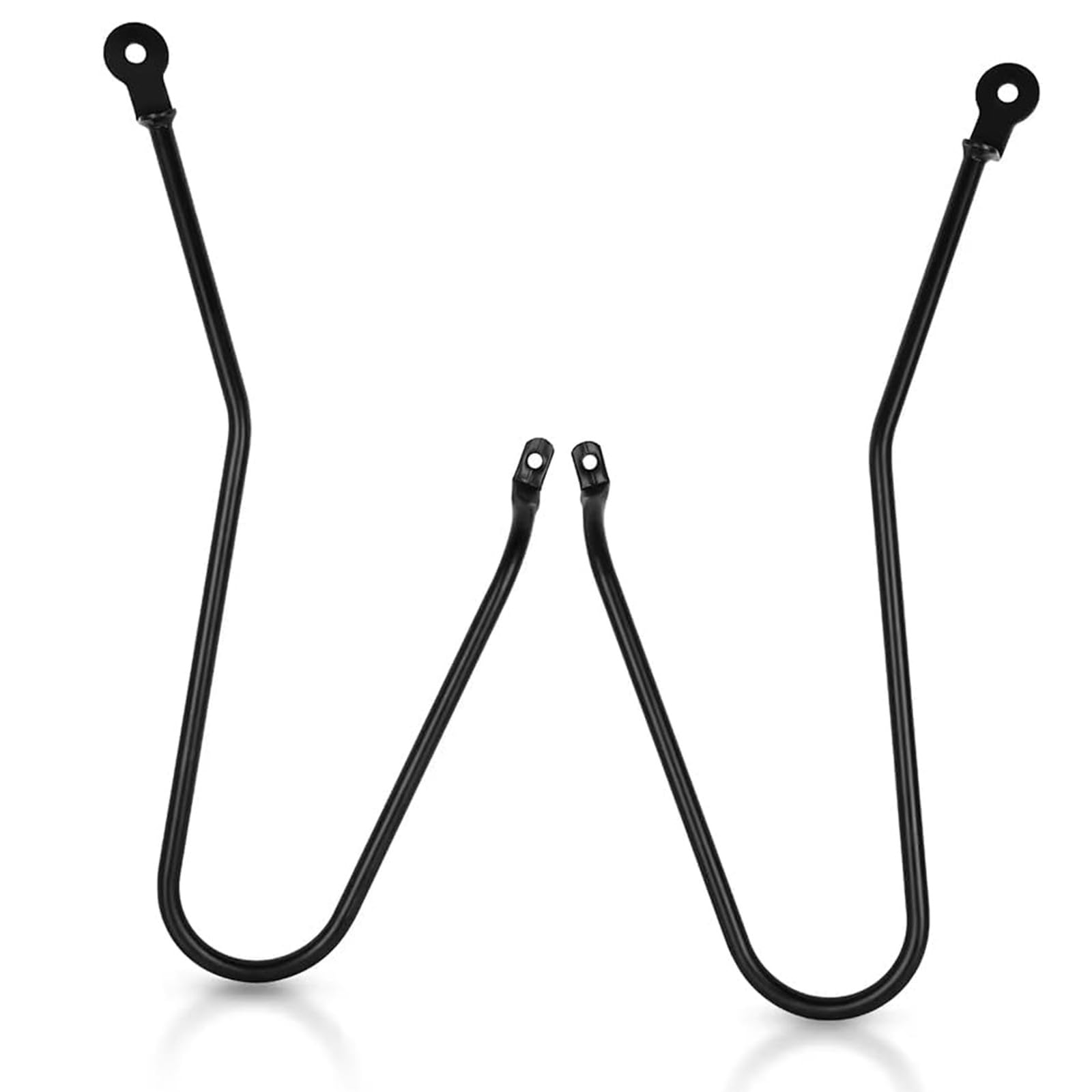 Porte-bagages latéral en fer pour moto, porte-bagages de voyage robuste, compatible avec Triumph Bonneville T100 T120 T900 (chromé)