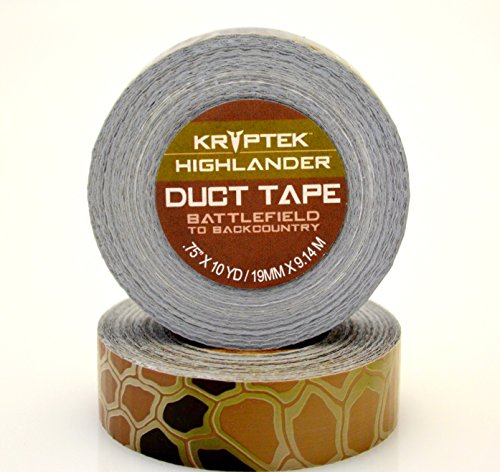ProTapes Kryptek Highlander Camo Vinyl/Rubber Duct Tape, 10 yd Length, 0.75 