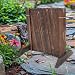 Angoily Einziehbarer Holzzaun Gartendeko Mit Rankgitter Ausziehbar Gartenbegrenzung Holz Braun Freistehend Außenzaundekoration Balkongeländer