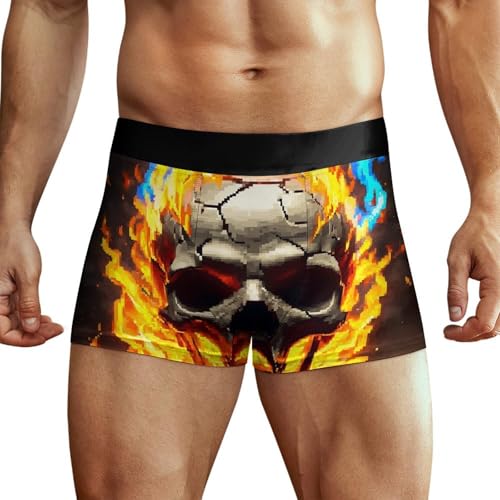Men & Boy's Drawstring Swim Briefs Boxer Bikini Swimwear