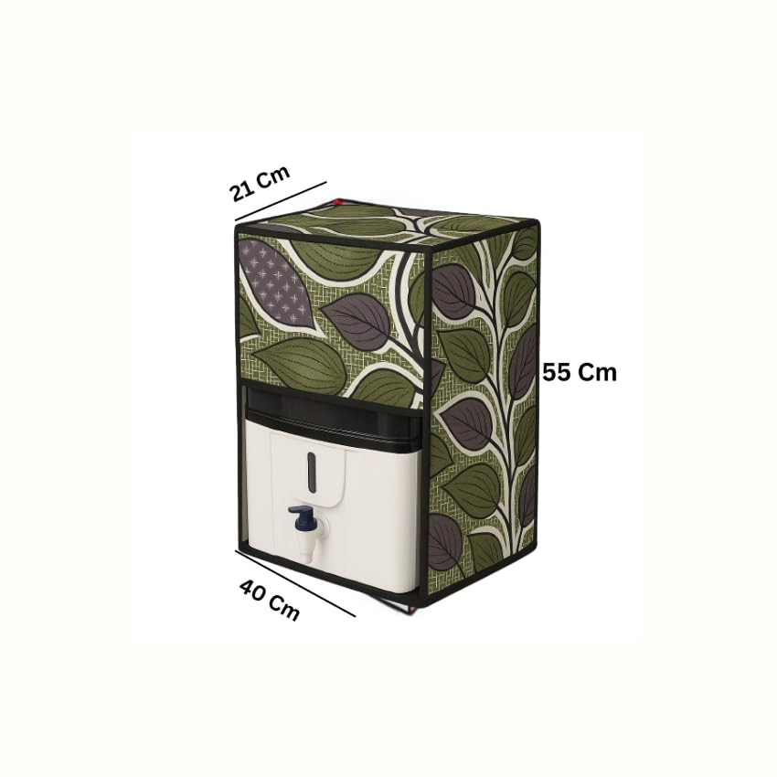 Image of KALRA MAGIC RO Water Purifier Cover (Olive Green) | Waterproof & Dustproof Body Cover for Kent Grand, Pulse & Aqua | Durable Water Filter Protection