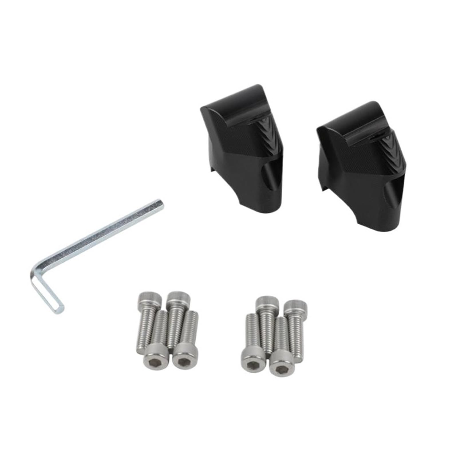 XFYESL Motor Handlebar Riser Modification Accessories Height Increase Raise Adapter Handlebar risers kit(Black)