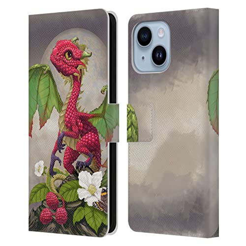 Étui Portefeuille en Cuir Compatible avec Apple iPhone 14 Plus Stanley Morrison Les Dragons 3