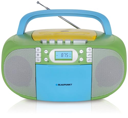 Blaupunkt B 130 tragbarer CD-Player | Kassettenrekorder | H&ouml;rbuch Funktion | USB | Aux In | PLL UKW Radio | Multicolor