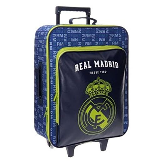 Real Madrid 5649052 Basic Equipaje Infantil, 52 cm, 26 litros, Multicolor