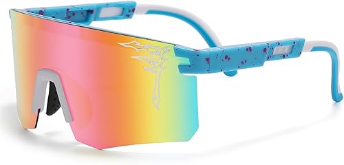 FIXEROS Gafas de sol polarizadas de béisbol de dos tamaños para adultos y jóvenes, niños y niñas, UV400 para hombres y mujeres, gafas deportivas de FIXEROS Gafas de sol polarizadas de béisbol de dos tamaños para adultos y jóvenes, niños y niñas, UV400 para hombres y mujeres, gafas deportivas de