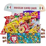 Mexican Candy Box Variety Pack with Duvalin, Salsaghetti and Much More – Over 100 Authentic Dulces Mexicanos Surtidos and Spicy Mexican Snacks Variety Pack International Snacks for All Ages for Lunches, Office, College Students