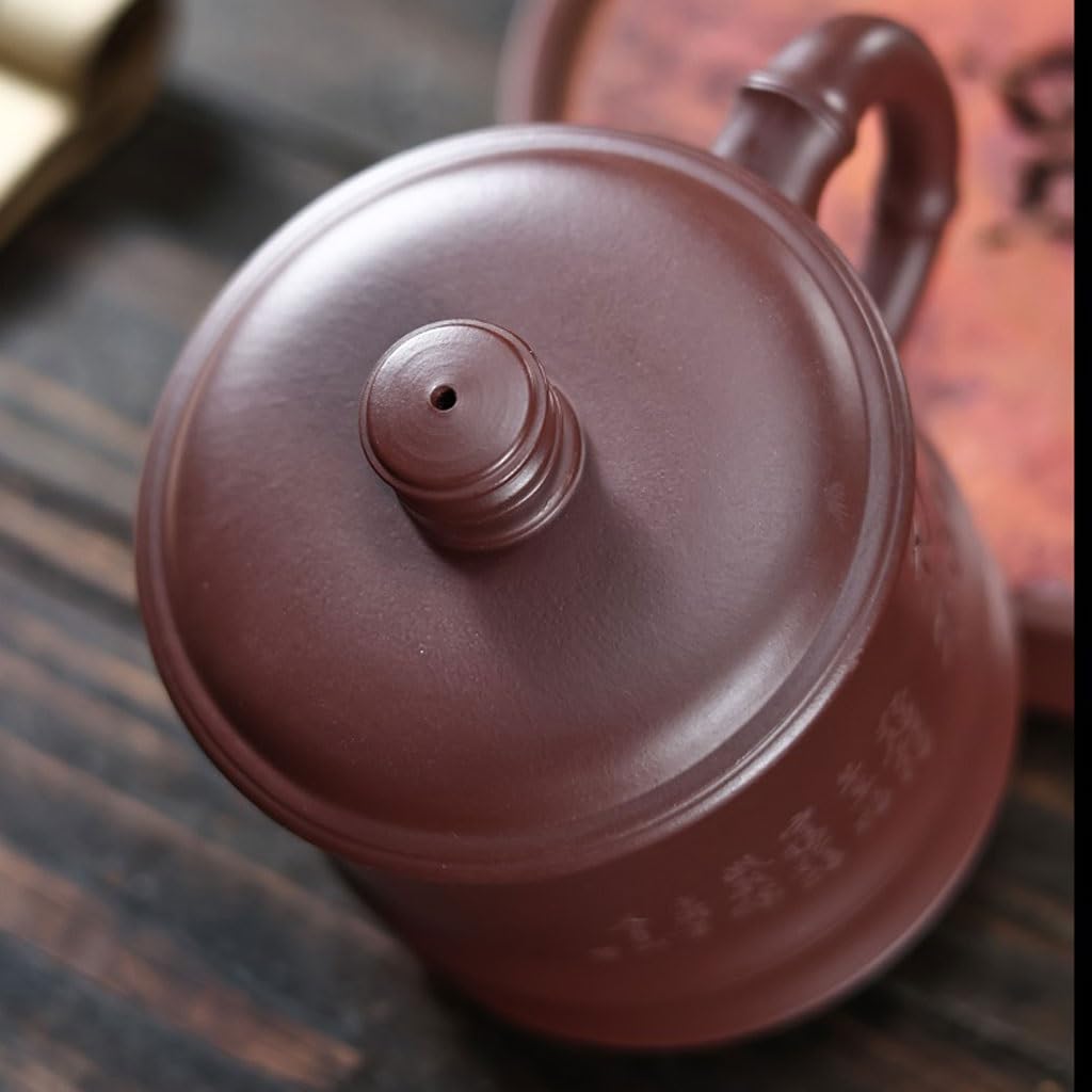 Kubki Matcha Ręcznie grawerowany Biuro Zestaw Herbaty Fioletowy Piaskowy Kubek Herbaty Kubek 350 ml Kung Fu Zestaw Herbaty Zestaw Herbaty Kubek do zaparzania herbaty