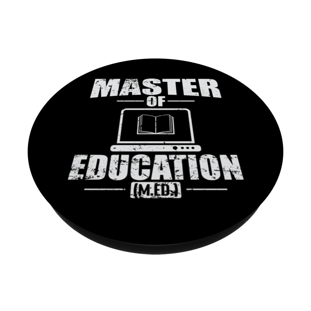 Master of Education Specialized Educational Research PopSockets Swappable PopGrip, Black - Image 2