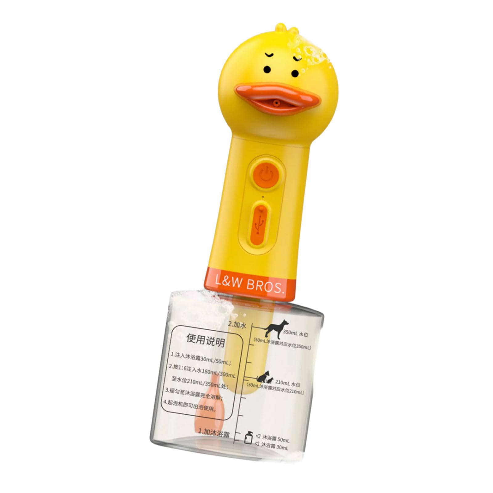 Distributeur automatique de gel pour animaux de compagnie et mousseur électrique