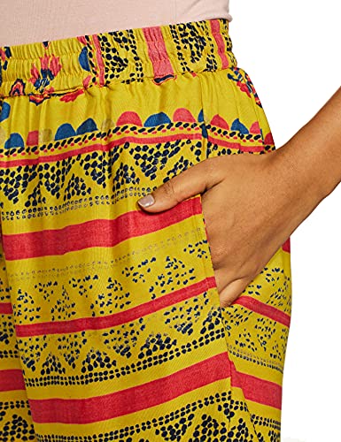 Image of Indigo Women's Bermuda Shorts (Pack of 2) (Aw21 /BLC-092 Lime+ Navy M