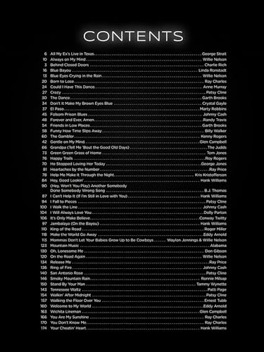 First 50 Country Songs You Should Play on the Piano - Easy Piano Songbook | Beginner-Friendly Arrangements with Lyrics and Chords | Hal Leonard Sheet Music Collection - Image 2