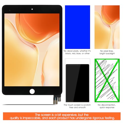 Écran LCD pour iPad Mini 5 A2126 afficheur vitre tactile 7.9 noir