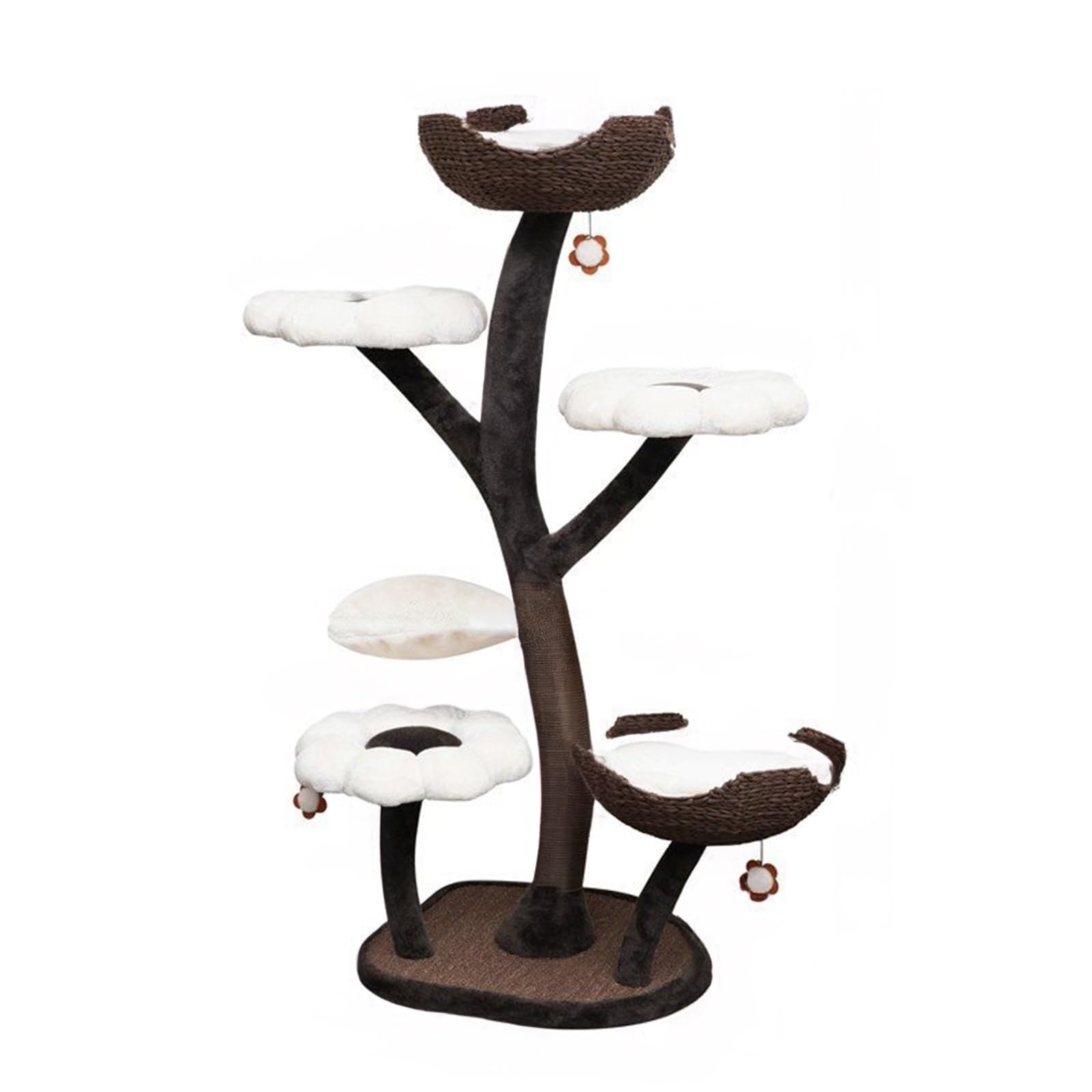 Amazon | キャットタワー 猫タワー 大きなキャットタワー 省スペース