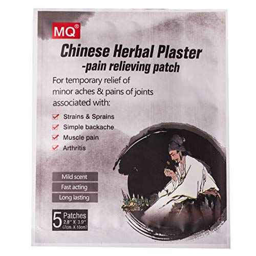 Chinese Heat Therapy Patch Black Plaster Pain Relief Patch for Bruises,Swelling,Muscle/Joint/Low Back Pains,25