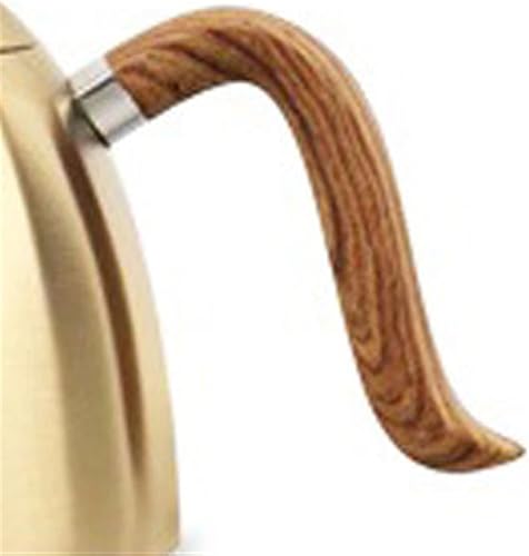 Miniatura 3 de IUPIII Coffeepot Hand Brewed Coffee Pot Ear Hung Coffee Tea Brewing Pot Stainless Steel Drip Filter Coffee Slender Beaker Pot