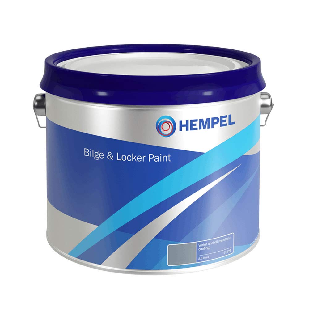Hempel Bilge & Locker - Mid Grey - 2.5L - Boat Paint for Bilge & Lockers