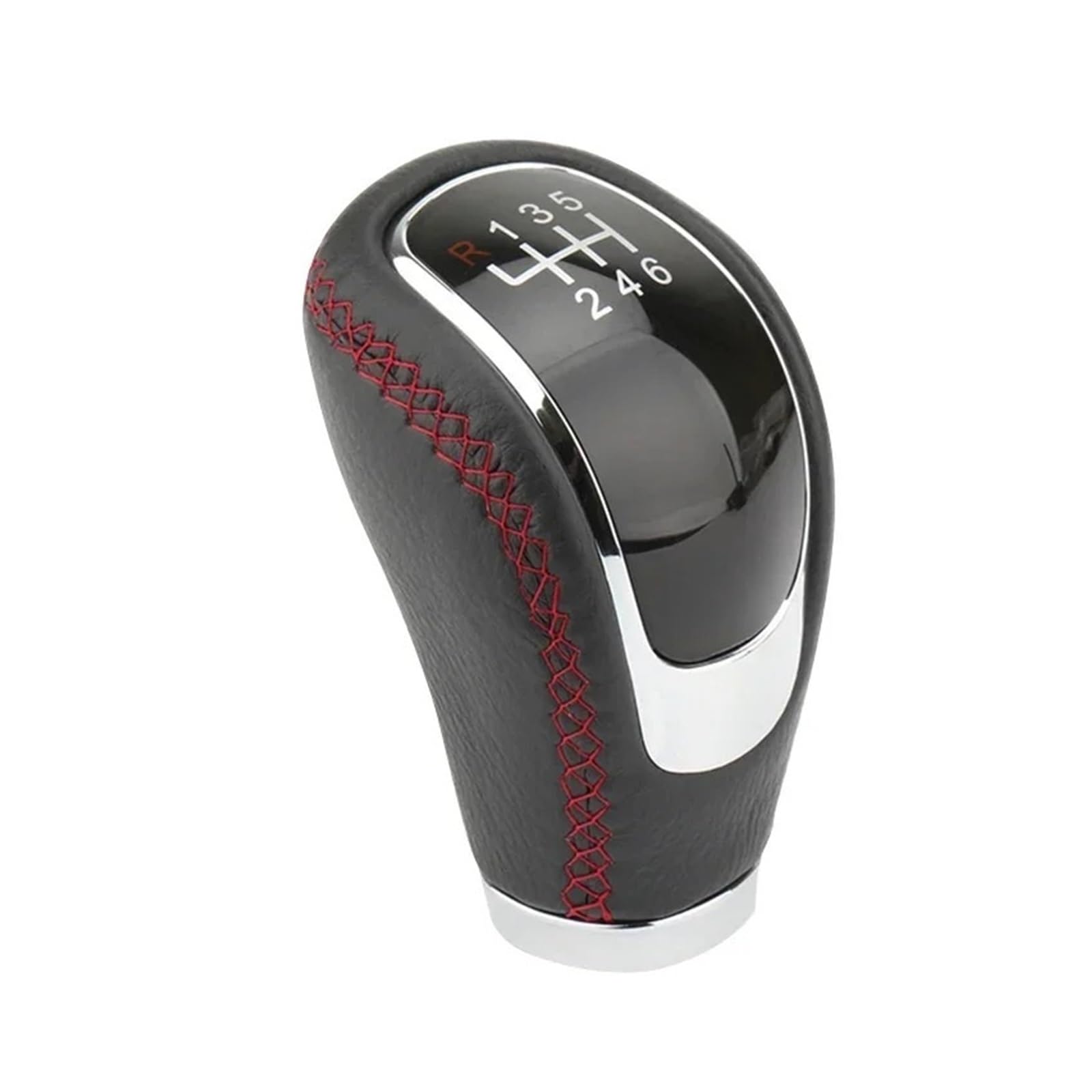 Zynther 6-Speed Leather Car Gear Shift Stick Knob For Mazda 3 5 6 Mx Cx-7 Cx-4 Cx-5 For Axela New Type Manual Gear Shift Knob(6-Speed Leather)