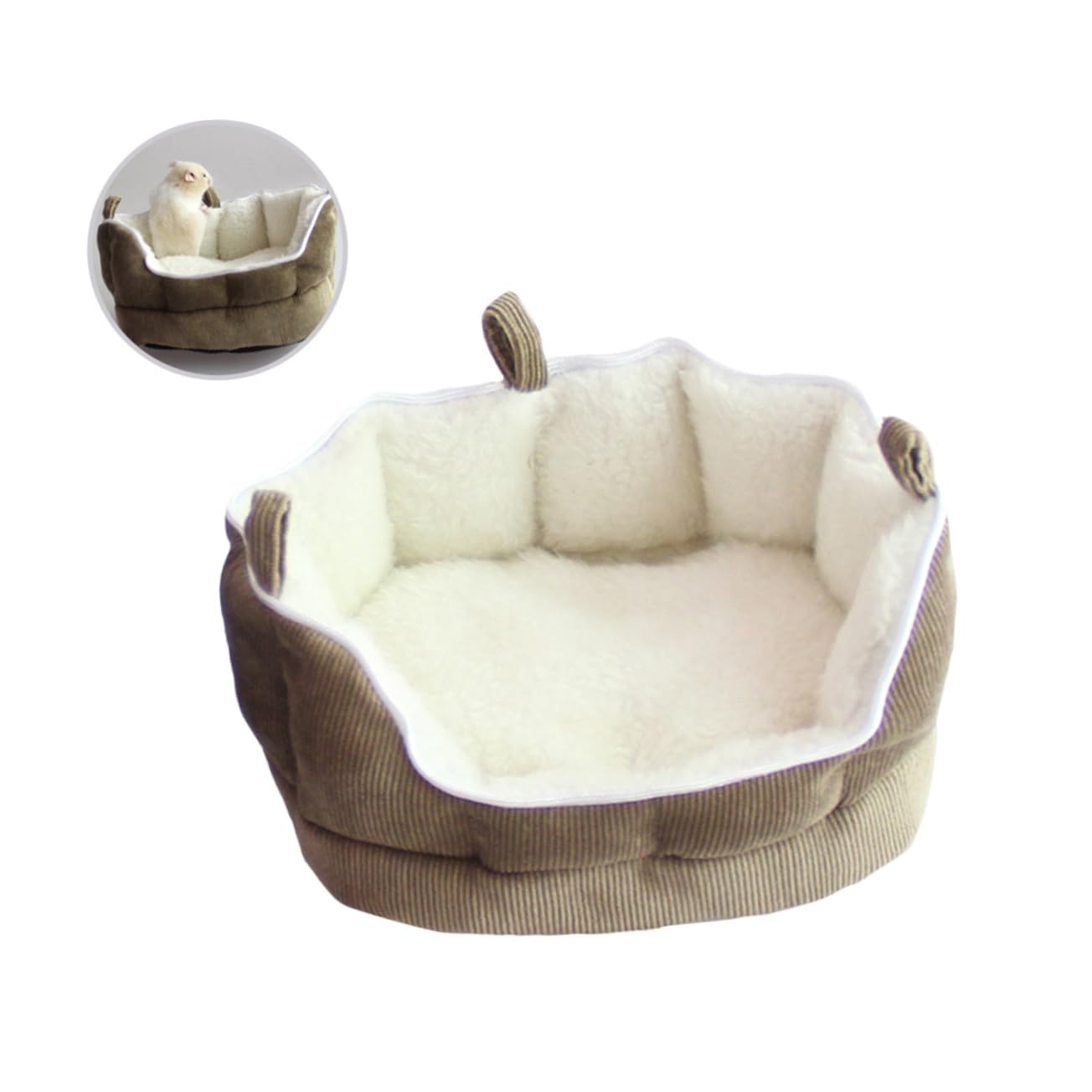 FOMIYES 3stücke Sofa Für Nagetiere Bequeme Hängematte Für Frettchen Meerschweinchen Hamster Und Andere Kleintiere Kaffee Farbe Kuschelig Und Warm Schlafen Und Entspannen