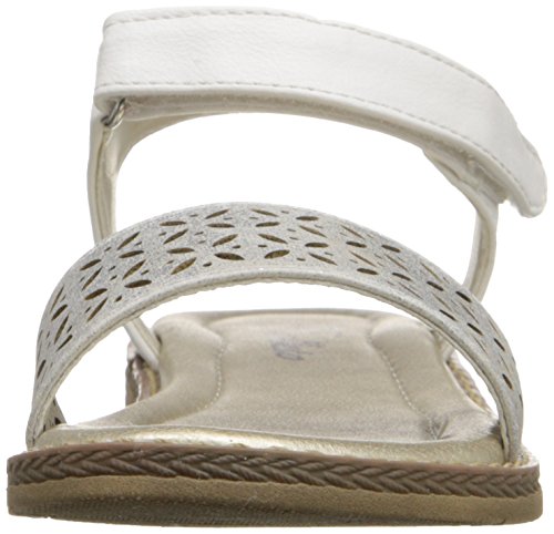 Jumping Jacks Girl's Sandra-K, White/Silver, 31 EU(13 M US Little Kid)2