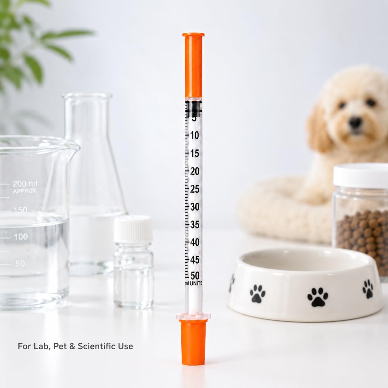 100 Pack 0.5ml/cc Syringes with Needle 31G 5/16 Inch, U-100 Lab Syringes, Individually Wrapped — Amazon image 7