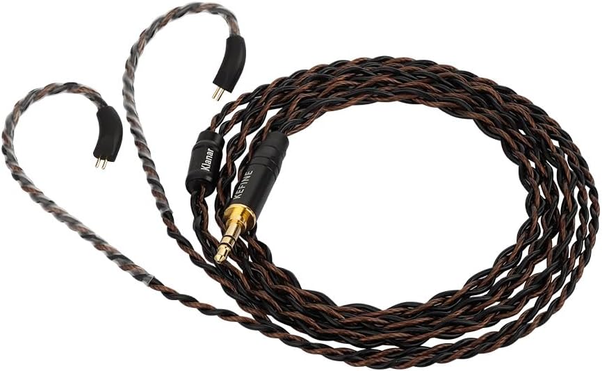 Kefine Klanar 14.5mm Planar N55 Magnetic Driver in Ear Monitor Headphones, 1DD PET Diaphgram IEMs in-Ear Earphones with Powerful Bass (4.4mm)