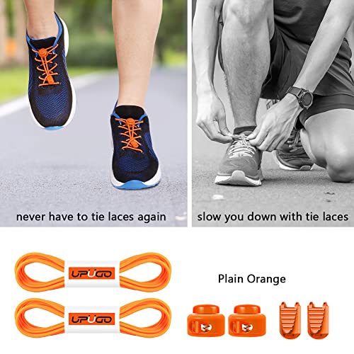 Image of UpUGo Elastic Shoe Laces, No Tie Shoe Laces Tieless for Kids, Adults, Elderly, One Size Fit All
