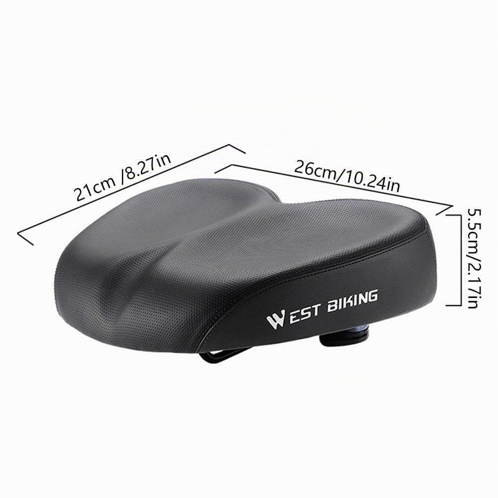 Selle de vélo Ergonomique sans Nez, 1 pièce, Large et épaisse, pour vélo de Route, VTT, électrique, Pliable, Long BMX, Cyclisme et Coussin Z1u1