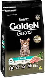 Ração Golden Gatos Filhotes Sabor Frango - 1kg Premier Pet Filhotes