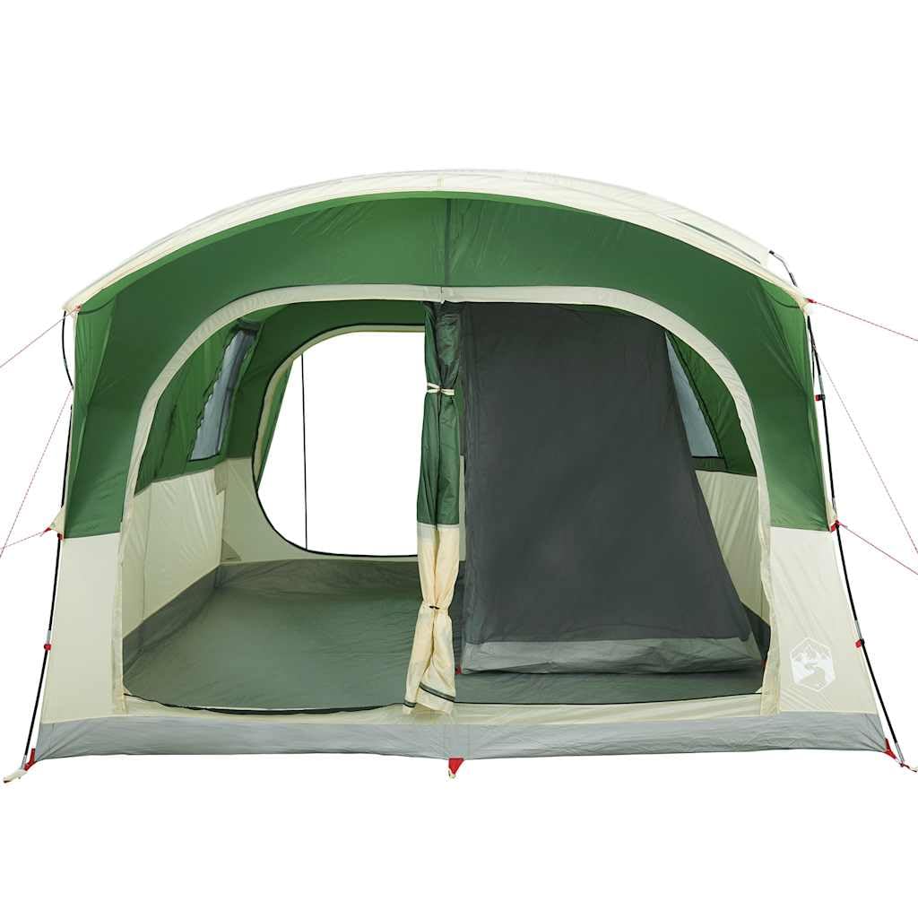 Tenda per auto per 4 persone, verde, impermeabile, tenda da campeggio pieghevole in poliestere con rivestimento in PU, impermeabile e antivento, facile da montare con pali e cinghie robuste