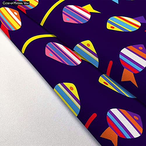 Image of ArtzFolio Colourful Fishes | Reusable Sack Bag | Bag for Gym, Storage, Vegetable & Travel