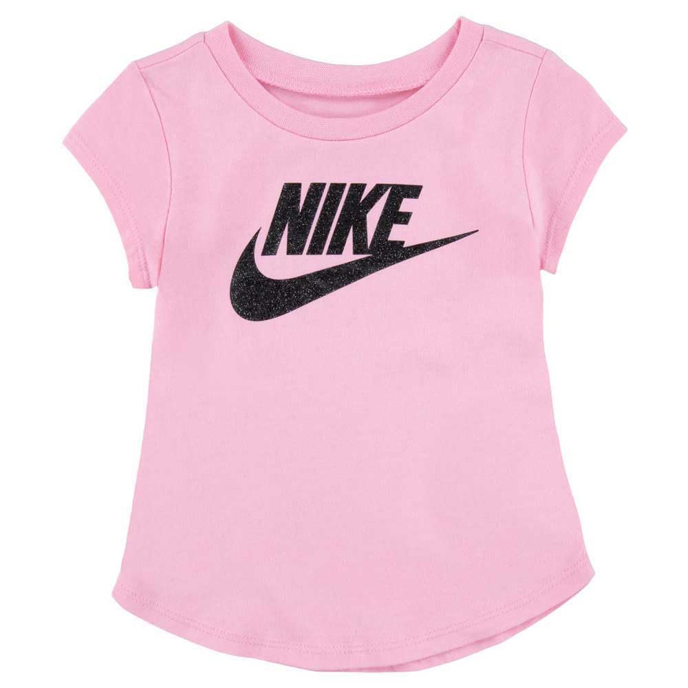 NIKE Unisex S6474600 Children's Short Sleeve T-Shirt, Pink, 24 Months EU