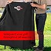 GrillTough Heavy Duty Smoker Cover, 30 Inch – Waterproof, Weather Resistant, UV & Fade Resistant with Adjustable Straps – BBQ Cover for Flat Grill, Black #5