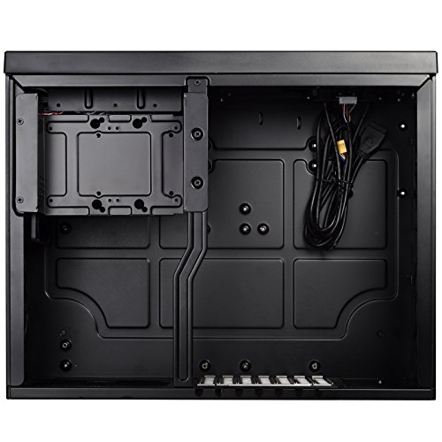Image of Silverstone Technology GD09 Home Theater PC (HTPC) Computer Case with Faux Aluminum Design for ATX /Micro-ATX Motherboards, SST-GD09B