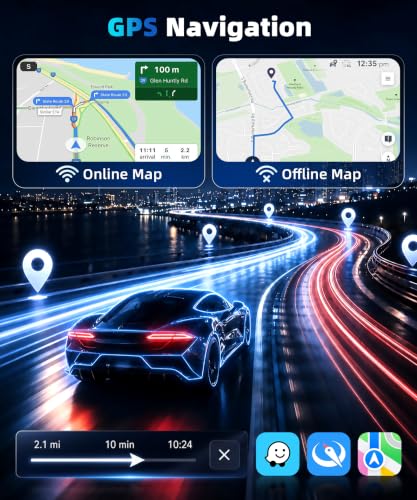 Image of Podofo Linux MP5 Car Stereo for Honda Civic 2006-2011 with Wireless CarPlay